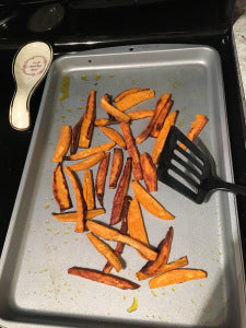 Homemade Sweet Potato Fries. Best decision I’ve made this week.