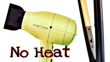 No heat on my hair for JUNE.