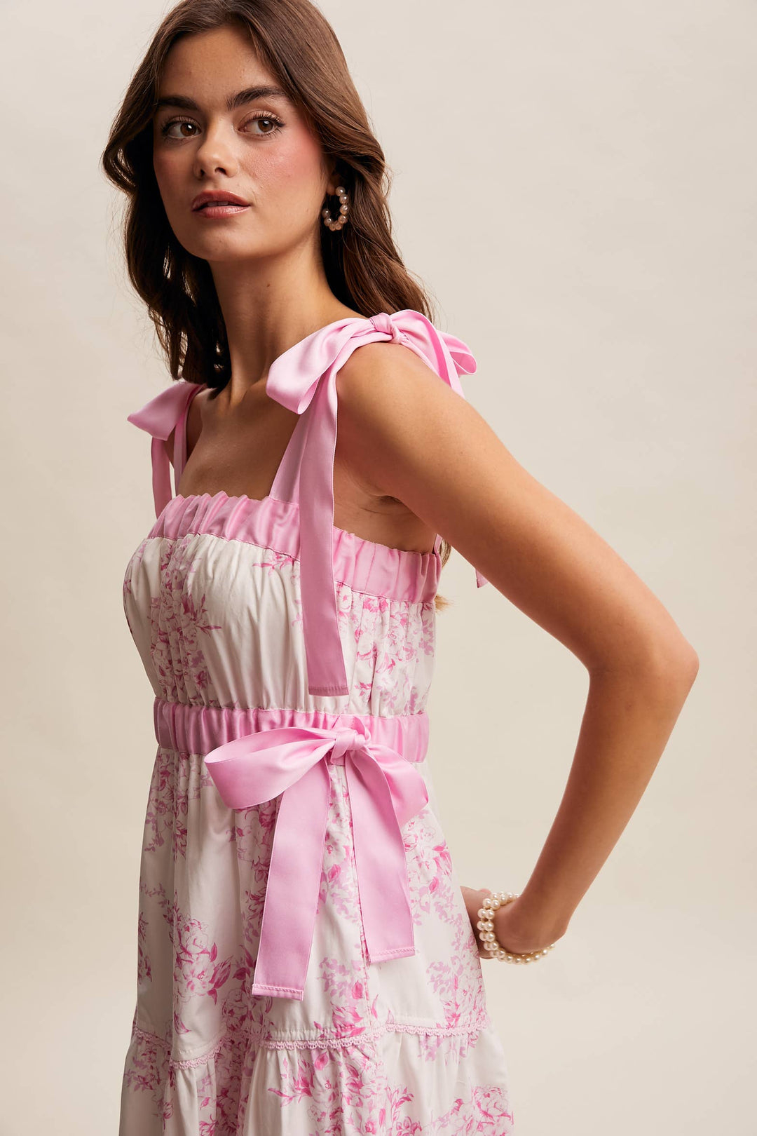 The Darling Bow Maxi Dress Pretty Pop Boutique The Darling Bow Maxi Dress Pretty Pop Boutique